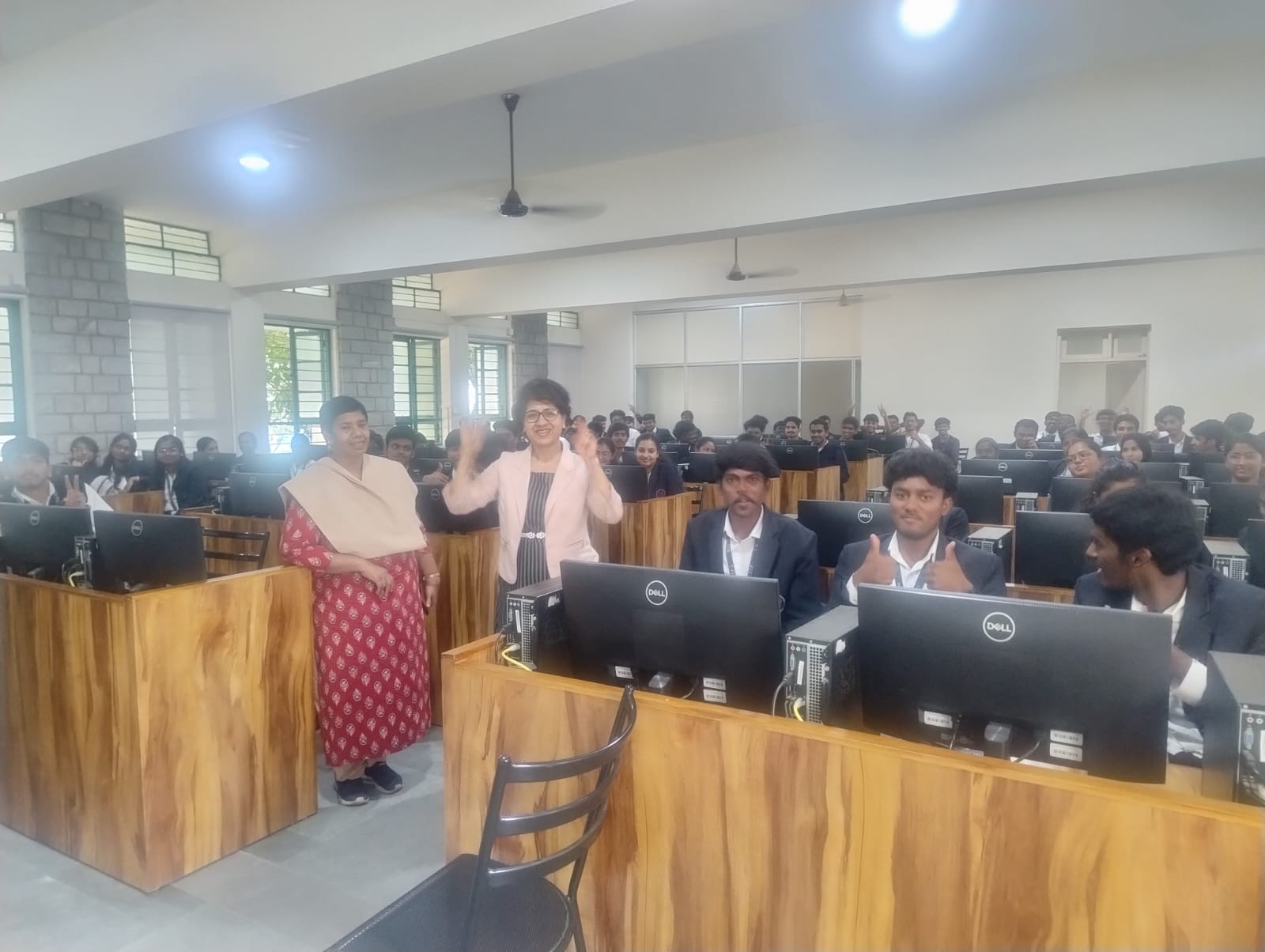 AI Masterclass hands-on session at TJohn College